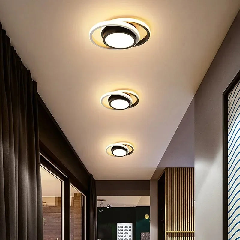 Plafonnier LED Moderne à Double Anneau pour Intérieurs Élégants Plafonnier Electro Paris