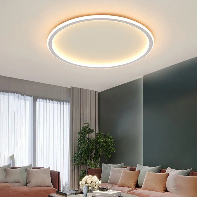 Plafonnier LED Moderne à Intensité Variable au Design Nordique Ceiling Lamp Electro Paris
