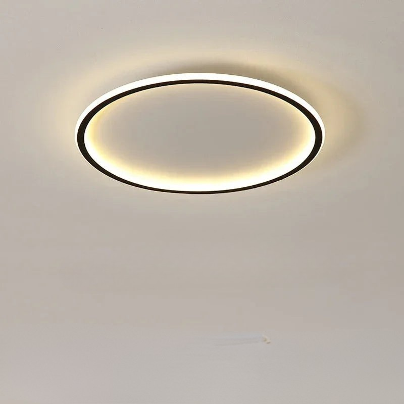 Plafonnier LED Moderne à Intensité Variable au Design Nordique Ceiling Lamp Electro Paris Noir 20cm Blanc naturel (pas RC)