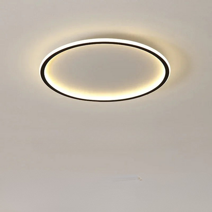 Plafonnier LED Moderne à Intensité Variable au Design Nordique Ceiling Lamp Electro Paris Noir 20cm Blanc naturel (pas RC)