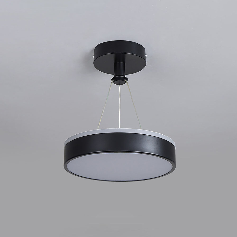 Suspension Moderne en Métal pour Îlot de Cuisine – Plafonnier Cylindrique LED Minimaliste Luminaires de plafond Electro Paris