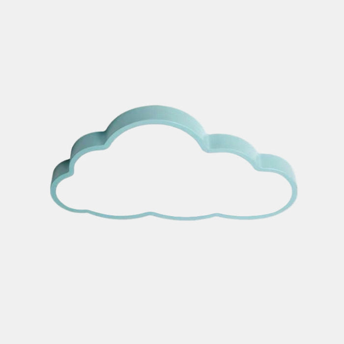 Plafonnier LED Nuage pour Chambre d'Enfant Plafonnier Electro Paris Bleu 49 cm Lumière blanche