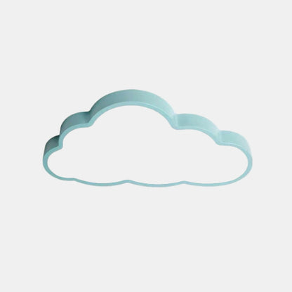 Plafonnier LED Nuage pour Chambre d'Enfant Plafonnier Electro Paris Bleu 49 cm Lumière blanche