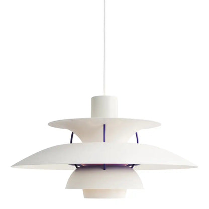 Plafonnier LED Rond Moderne à Intensité Variable pour Intérieurs Chaleureux Ceiling Lamp Electro Paris Blanc/Violet 30 cm