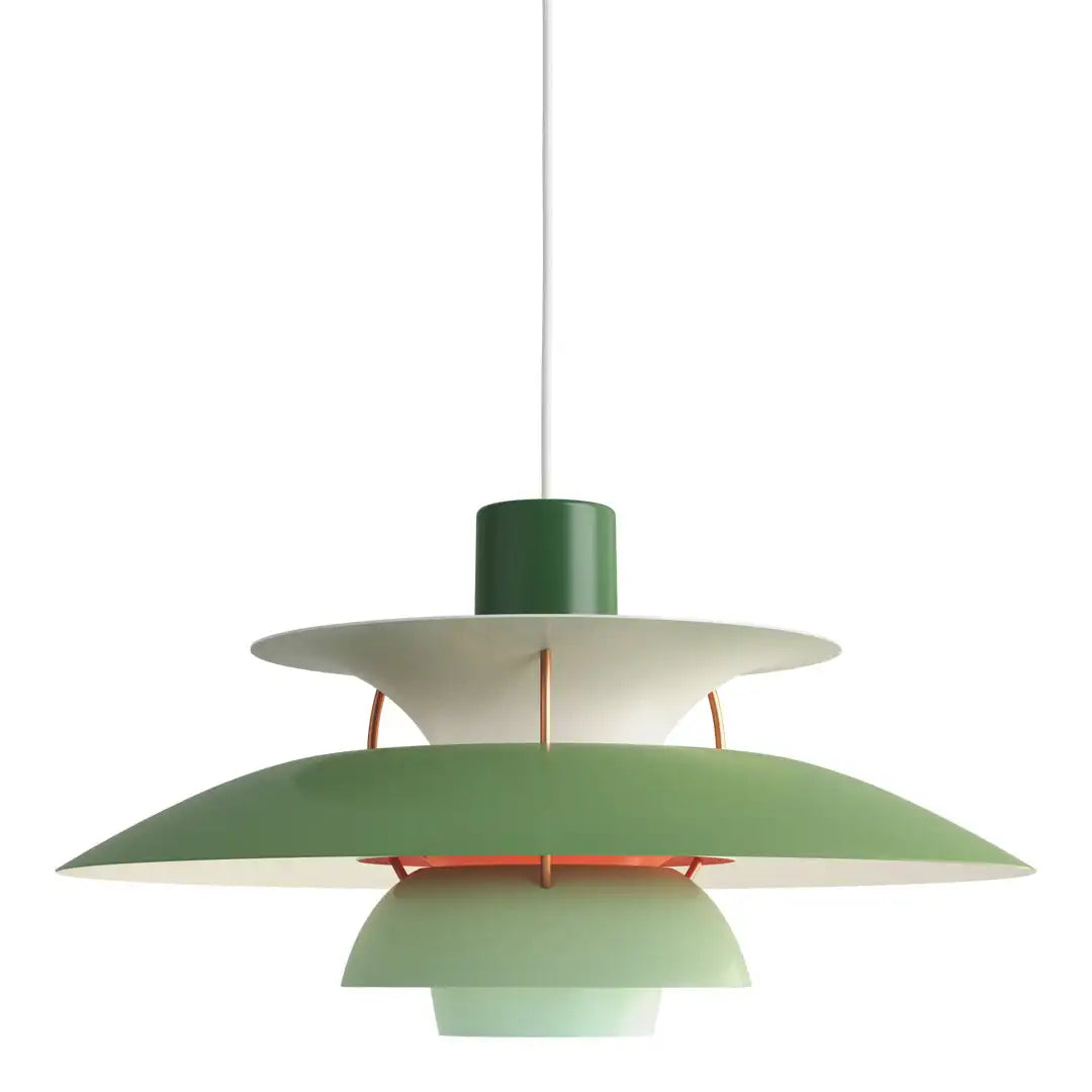 Plafonnier LED Rond Moderne à Intensité Variable pour Intérieurs Chaleureux Ceiling Lamp Electro Paris Vert 30 cm