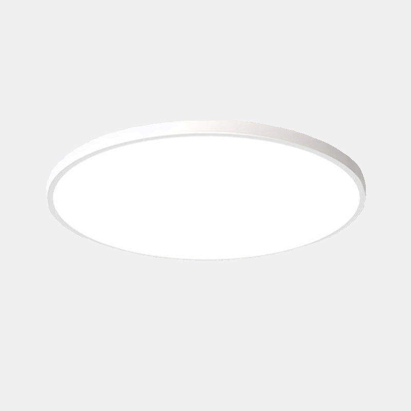 Plafonnier LED Rond Moderne pour Salle à Manger Élégante Luminaires de plafond Electro Paris Blanc Lumière du jour D 24CM