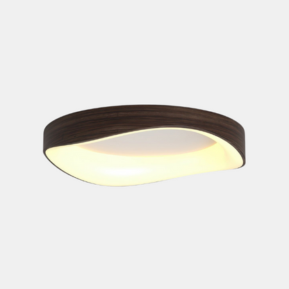 Plafonnier LED Scandinave en Bois pour un Éclairage Intérieur Naturel et Chaleureux Éclairage Electro Paris Noir Dia 40cm - 23W Lumière blanche