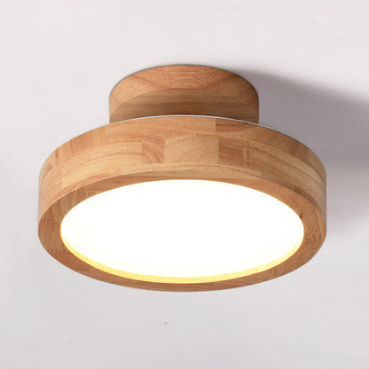 Plafonnier Moderne en Bois pour Salon – Luminaire Encastré LED Japandi Dimmable Éclairage Electro Paris