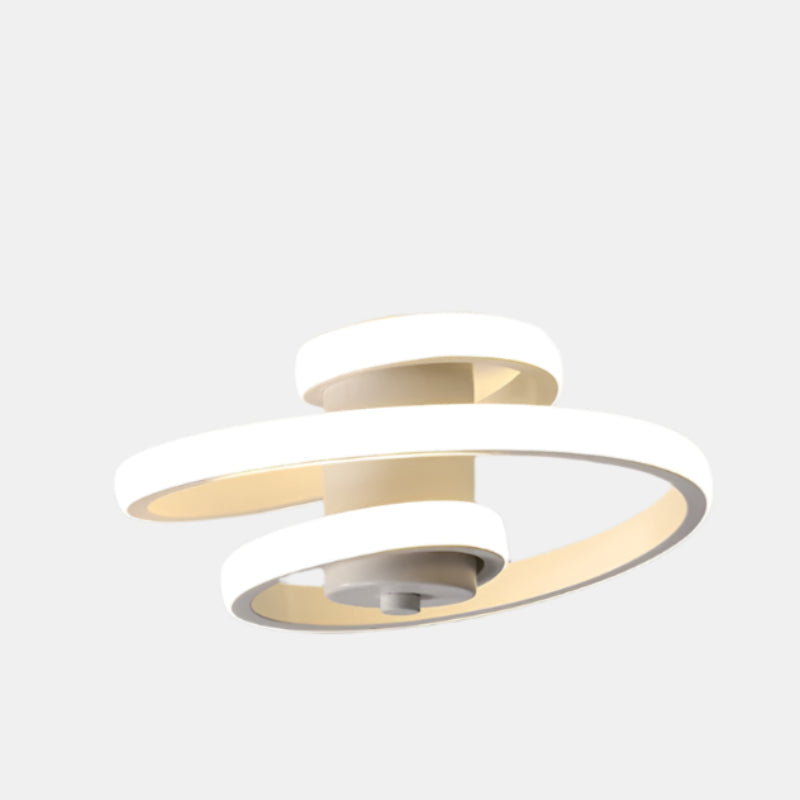 Plafonnier LED minimaliste moderne pour couloirs, chambres et salles de bains Ceiling Lamp Electro Paris Blanc - 3 couleurs - 36 W