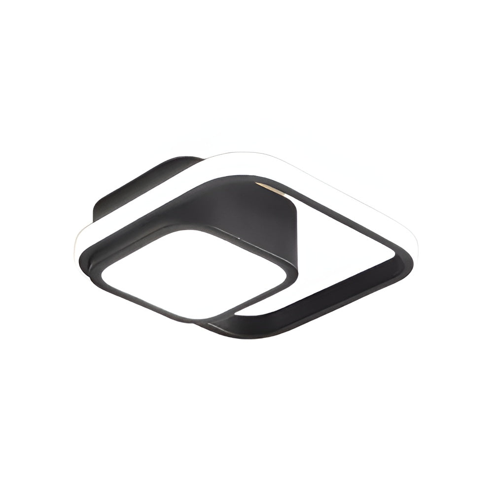 Plafonnier LED moderne avec éclairage efficace Ceiling Lamp Electro Paris B Noir 23cm