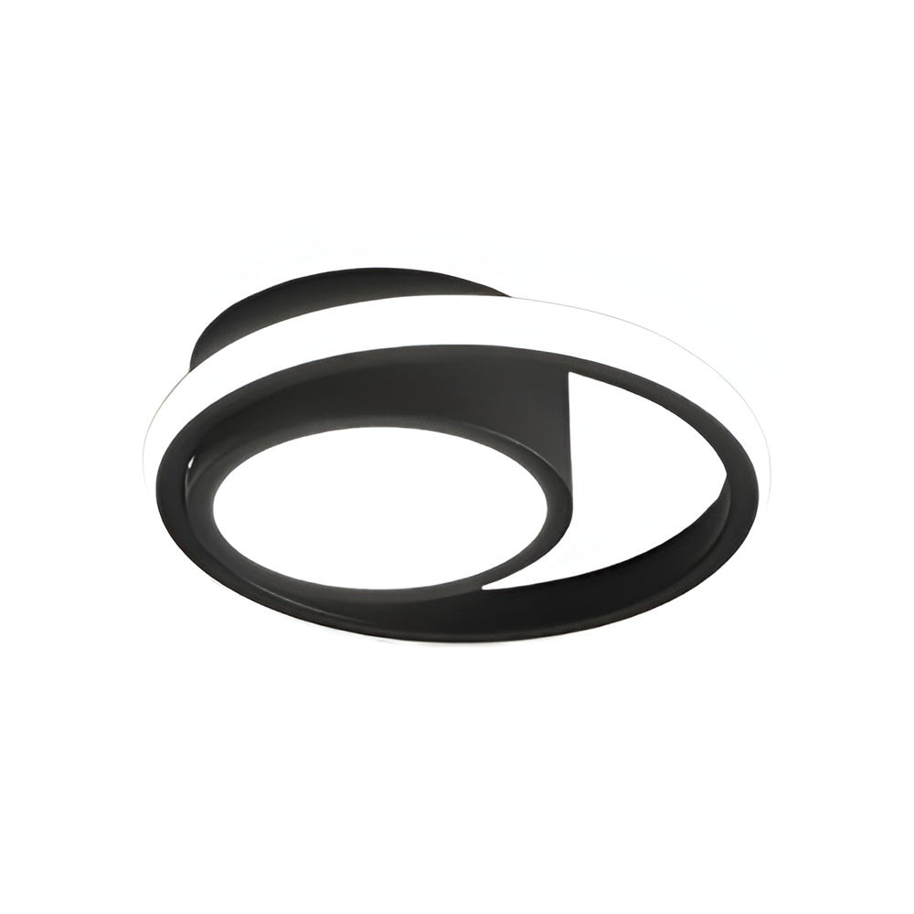 Plafonnier LED moderne avec éclairage efficace Ceiling Lamp Electro Paris C Noir 23cm