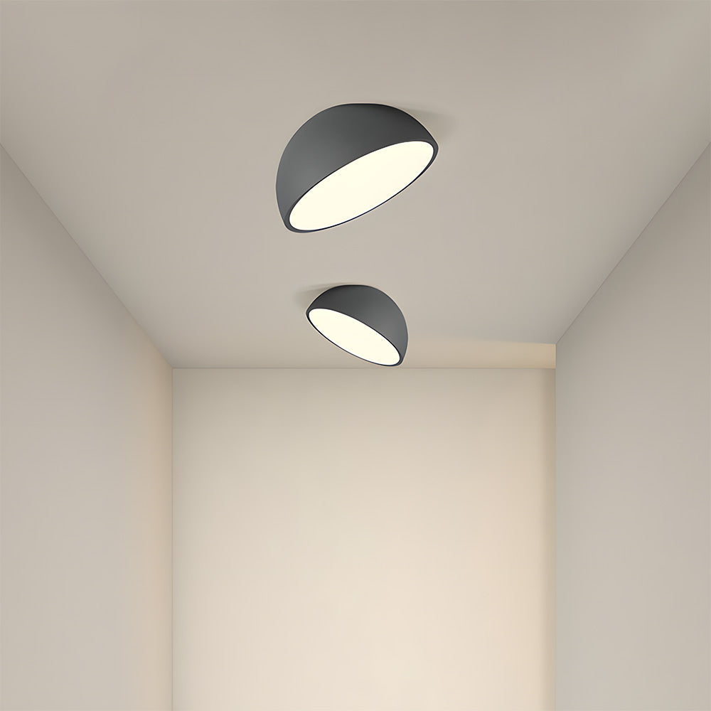 Plafonnier LED rond moderne Ceiling Lamp Electro Paris Noir D40*H30cm Lumière chaude