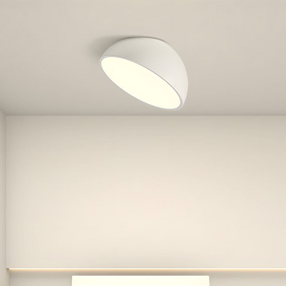 Plafonnier LED rond moderne Ceiling Lamp Electro Paris Blanc D40*H30cm Lumière chaude