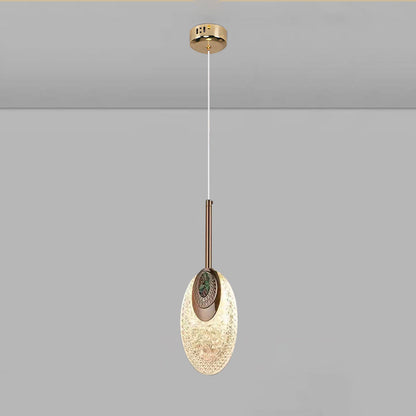 Plafonnier LED rond moderne avec base en fer Ceiling Lamp Electro Paris F Lumière chaude
