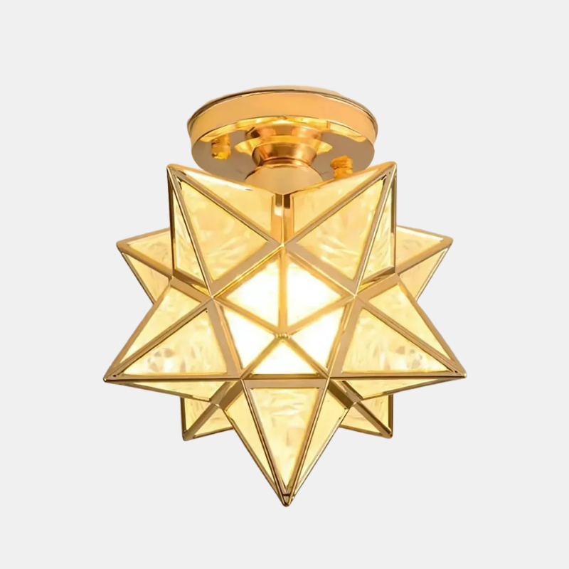 Plafonnier – Luminaire LED Design Moderne pour Salon, Éclairage Économe et Élégant Éclairage Electro Paris Or A