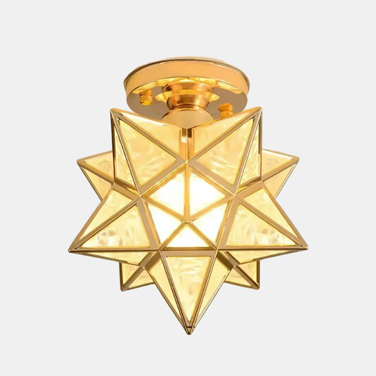 Plafonnier – Luminaire LED Design Moderne pour Salon, Éclairage Économe et Élégant Éclairage Electro Paris Or A