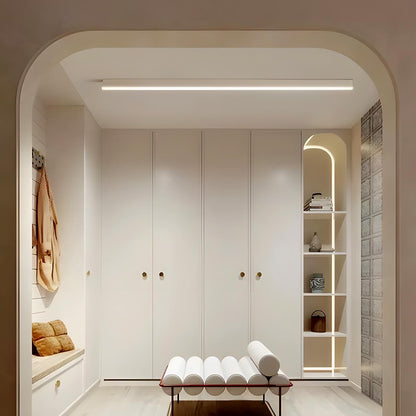 Plafonnier Minimaliste en Bande Longue Lampe de plafond Electro Paris Blanc 120 cm 3 modes de couleur