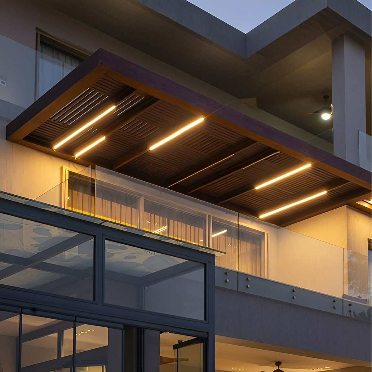 Plafonnier Minimaliste en Bande Longue Lampe de plafond Electro Paris