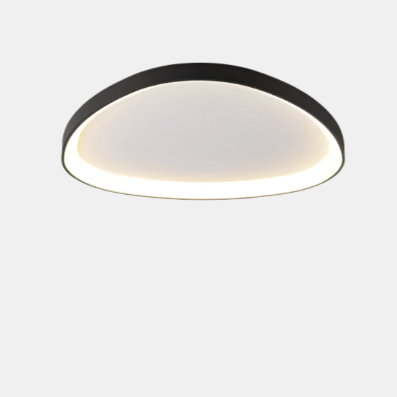 Plafonnier Moderne à Encastrer pour Intérieurs Contemporains Ceiling Lamp Electro Paris Noir | 42cm Dimmable avec télécommande (2200K à 6500K)