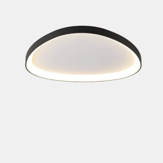 Plafonnier Moderne à Encastrer pour Intérieurs Contemporains Ceiling Lamp Electro Paris Noir | 42cm Dimmable avec télécommande (2200K à 6500K)