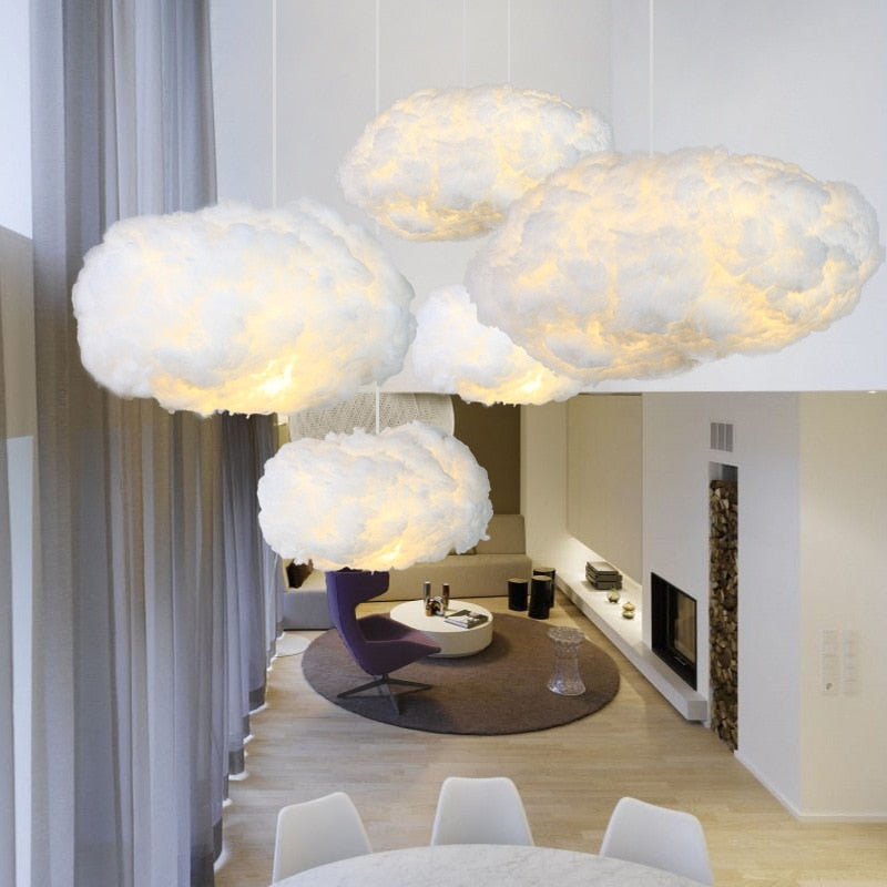 Plafonnier Nuage Flottant à LED pour Intérieurs Rêveurs Ceiling Lamp Electro Paris