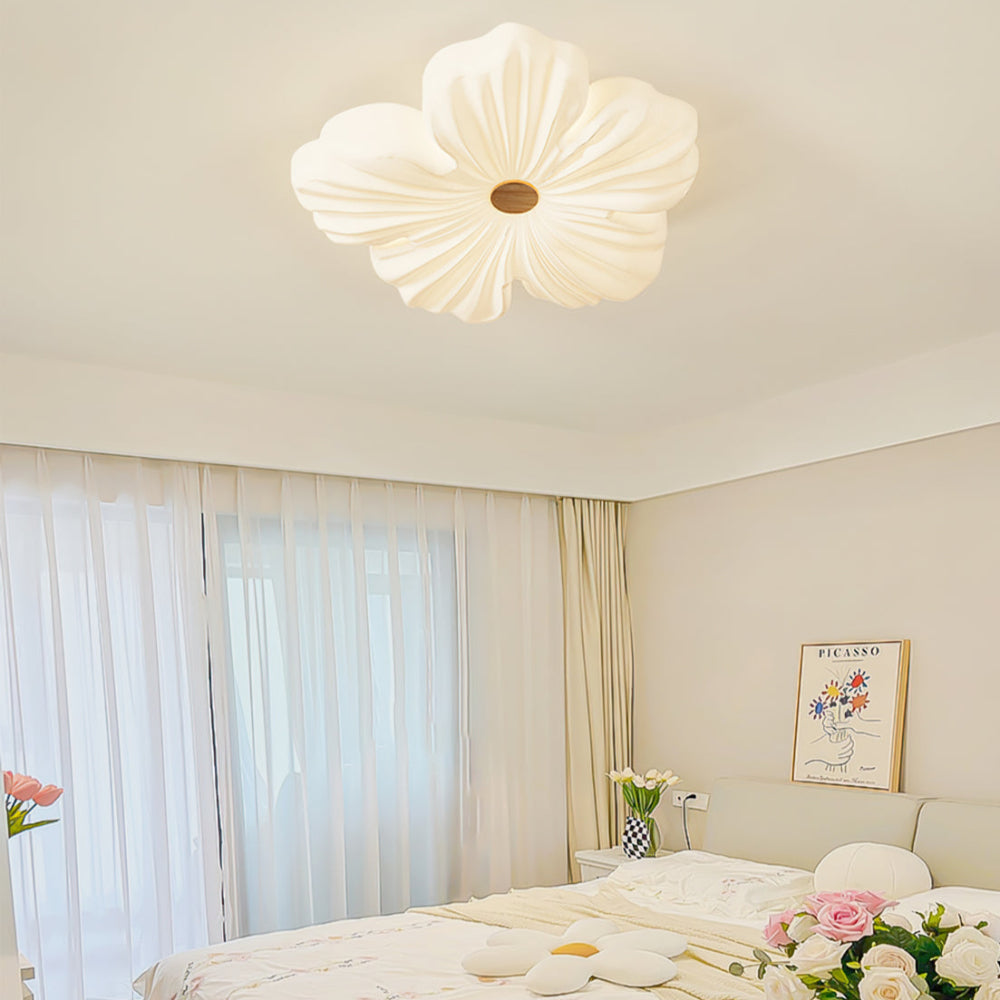 Plafonnier Pétales Crème Moderne à LED pour Intérieurs Élégants Ceiling Lamp Electro Paris
