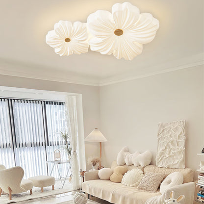 Plafonnier Pétales Crème Moderne à LED pour Intérieurs Élégants Ceiling Lamp Electro Paris