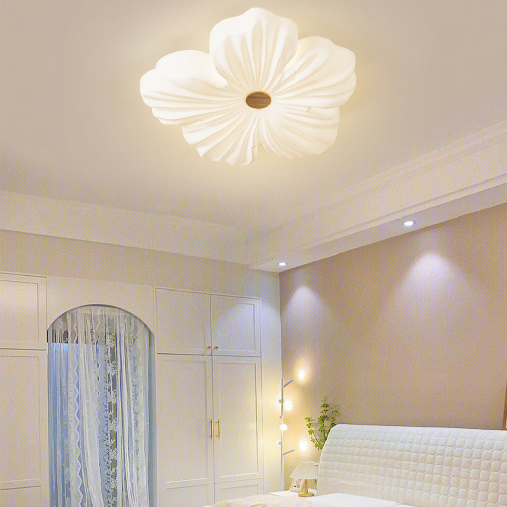 Plafonnier Pétales Crème Moderne à LED pour Intérieurs Élégants Ceiling Lamp Electro Paris