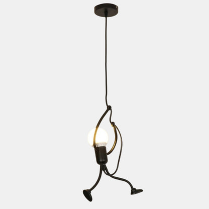 Plafonnier Rétro en Silhouette de Marionnette – Lampe de Plafond Créative pour Enfants Éclairage Electro Paris 1 lampe