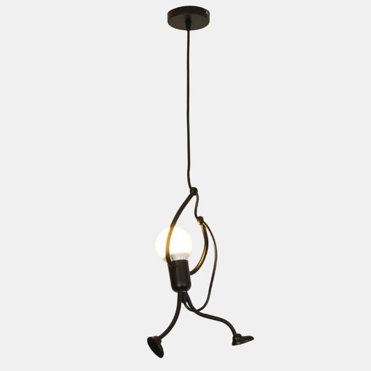 Plafonnier Rétro en Silhouette de Marionnette – Lampe de Plafond Créative pour Enfants Éclairage Electro Paris 1 lampe