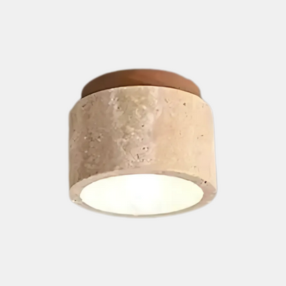 Plafonnier Rond Minimaliste pour Éclairage Ambiant Doux Ceiling Lamp Electro Paris Bois