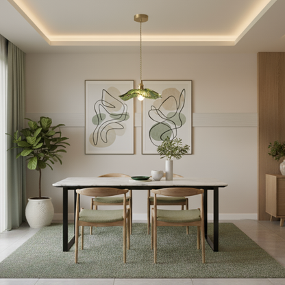 Plafonnier Vintage en Verre Transparent avec Base Dorée Luminaires de plafond Electro Paris