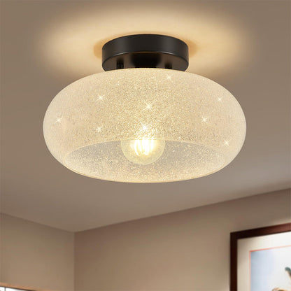 Plafonnier moderne avec verre et semi-montage Ceiling Lamp Electro Paris