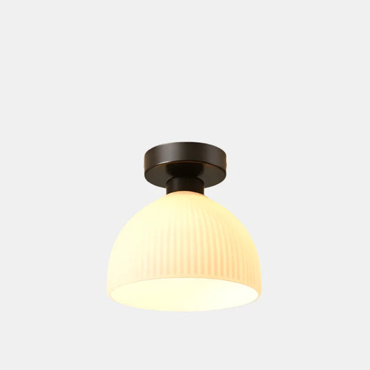 Plafonnier moderne en verre au design minimaliste Ceiling Lamp Electro Paris Style B noir
