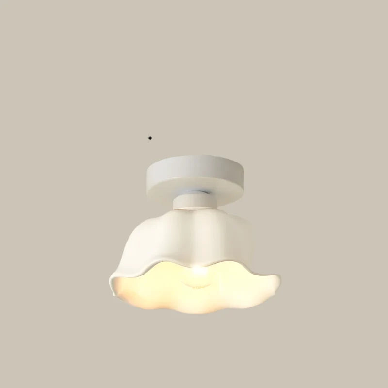 Plafonnier moderne en verre au design minimaliste Ceiling Lamp Electro Paris Style C blanc