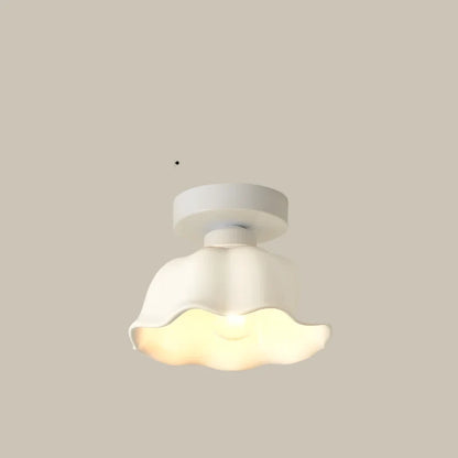 Plafonnier moderne en verre au design minimaliste Ceiling Lamp Electro Paris Style C blanc