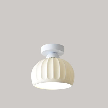Plafonnier moderne en verre au design minimaliste Ceiling Lamp Electro Paris Style D blanc
