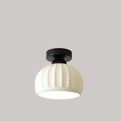Plafonnier moderne en verre au design minimaliste Ceiling Lamp Electro Paris Style D noir