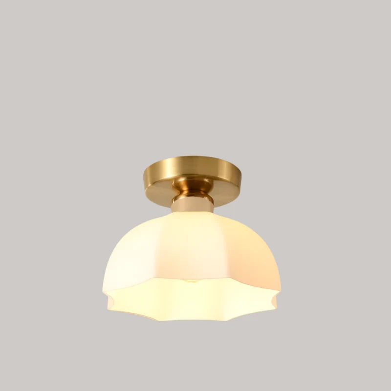 Plafonnier moderne en verre au design minimaliste Ceiling Lamp Electro Paris Style E or