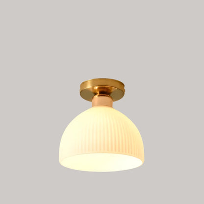 Plafonnier moderne en verre au design minimaliste Ceiling Lamp Electro Paris Style B or
