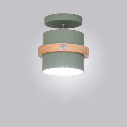 Plafonnier nordique moderne avec design cylindrique rotatif Ceiling Lamp Electro Paris