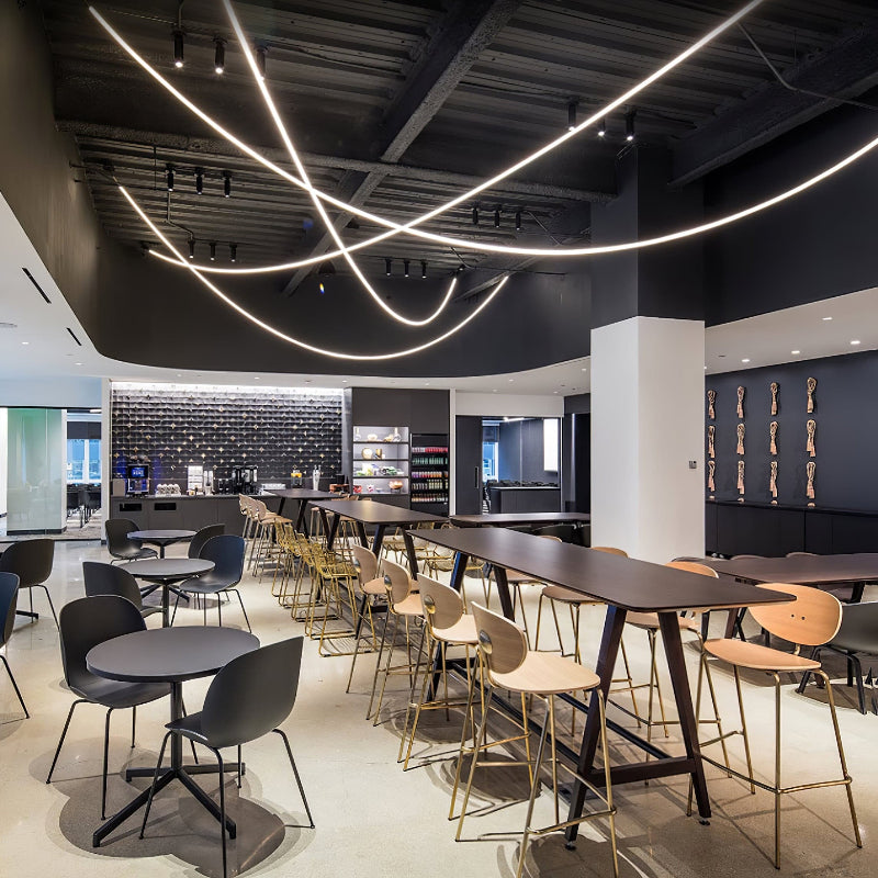 Plafonnier réglable Tracer Loop avec LED intégrée Ceiling Lamp Electro Paris