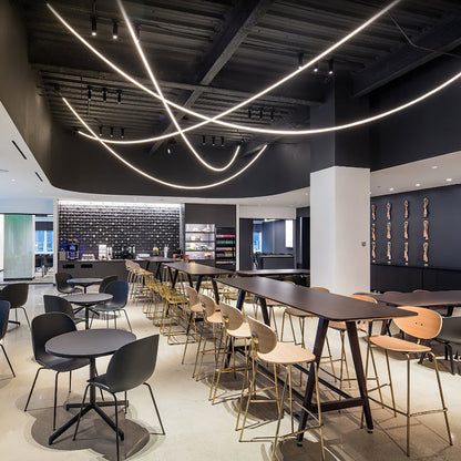 Plafonnier réglable Tracer Loop avec LED intégrée Ceiling Lamp Electro Paris