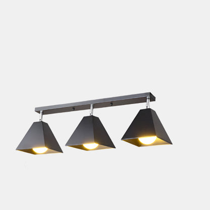 Plafonnier semi-monté géométrique pour espaces modernes Ceiling Lamp Electro Paris Noir 3