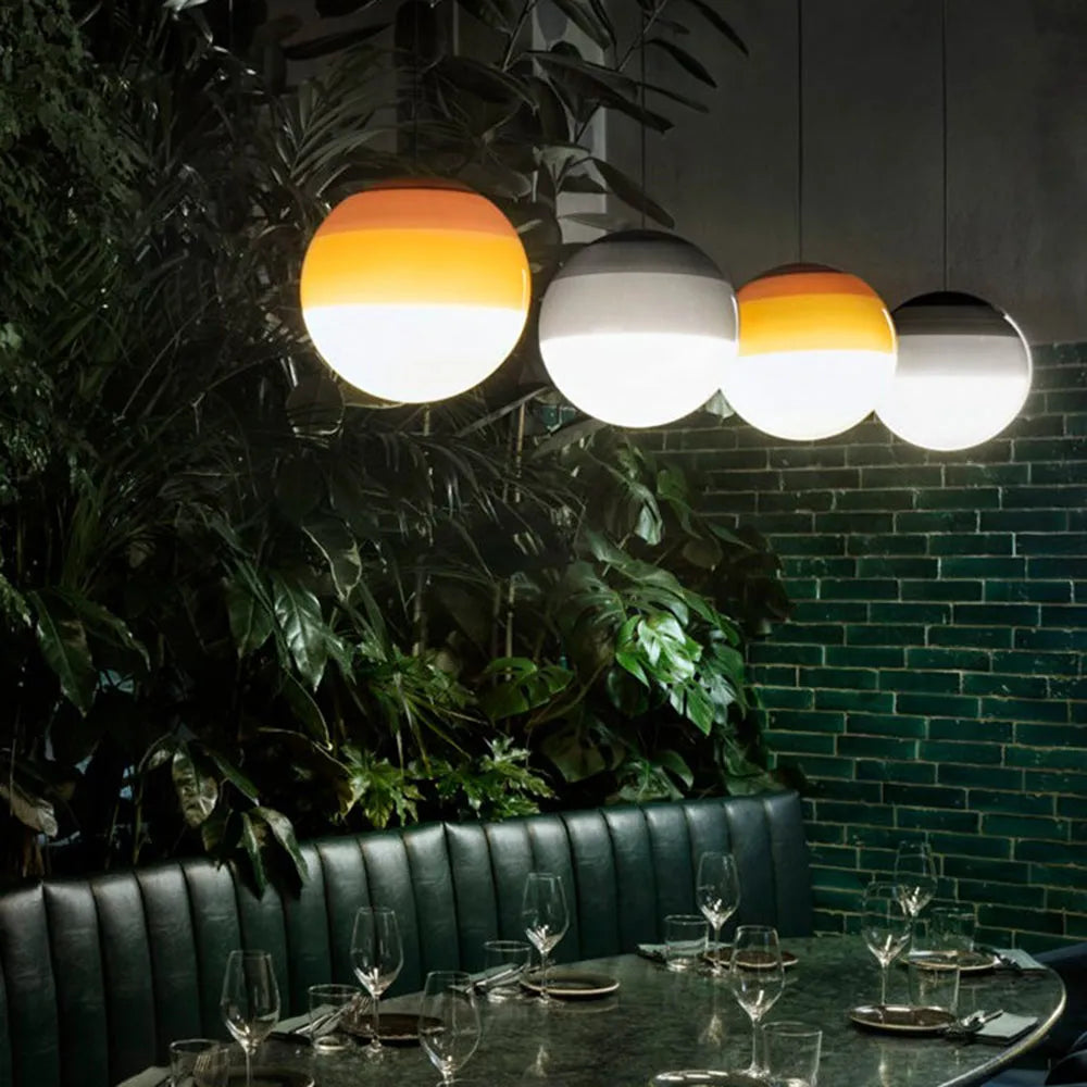 Plafonnier suspendu moderne en verre coloré pour la maison Ceiling Lamp Electro Paris