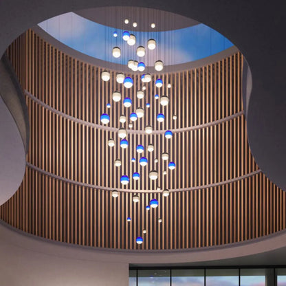 Plafonnier suspendu moderne en verre coloré pour la maison Ceiling Lamp Electro Paris