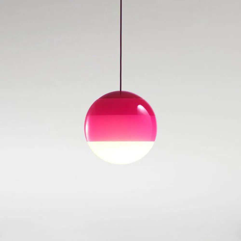 Plafonnier suspendu moderne en verre coloré pour la maison Ceiling Lamp Electro Paris Rose