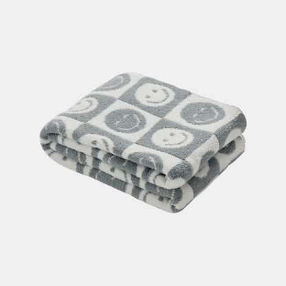 Plaid Tissé Esthétique Indie – Couverture Artistique Réversible en Coton pour Canapé ou Tenture Murale Couvertures et plaids Electro Paris Gris S