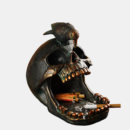 Plateau Gothique Élégant Avec Corbeau - Décoration Sombre Artisanale Plateau gothique Electro Paris Default