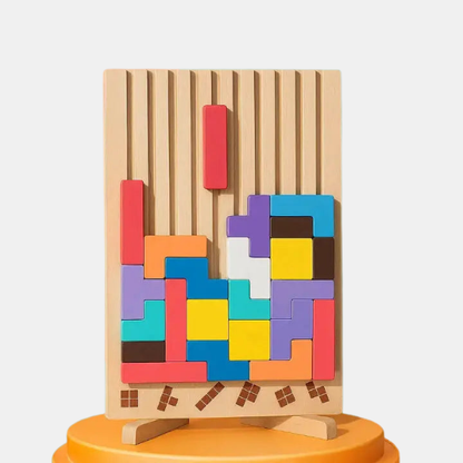 Plateau de Puzzle en Bois – Jeu de Réflexion Tetris Spielzeug > Lernspielzeug > Holzpuzzle Electro Paris